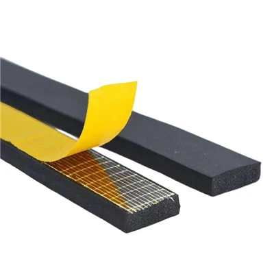 Selbst-Selbstklebender Dichtungsstreifen aus EPDM-Schaum mit Netzrücken