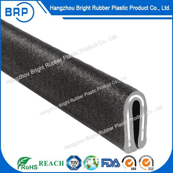 Black PVC Self Grip Edge Seal Strip Sponge Profile