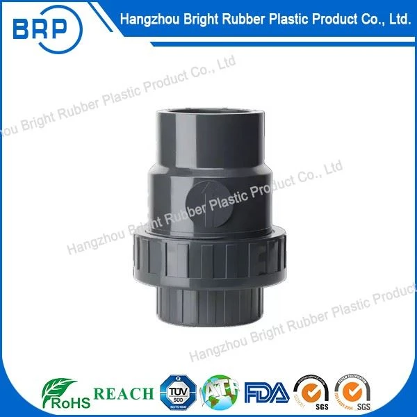 China Factory 	DIN Standard Plastic PVC Single Union Check Valve