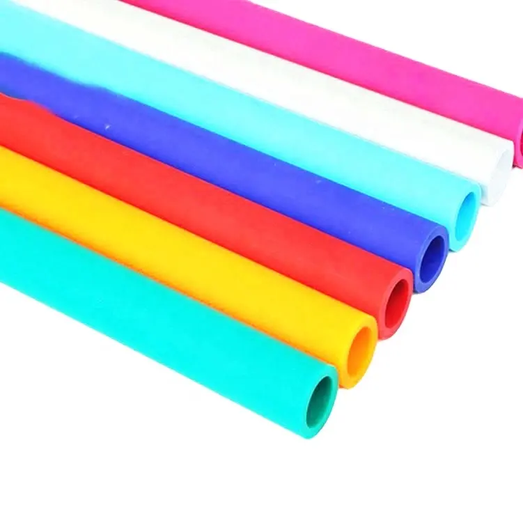 Hochwertige, individuell gefärbte Silikonschläuche, Extrusion von Silikonschläuchen in Lebensmittelqualität